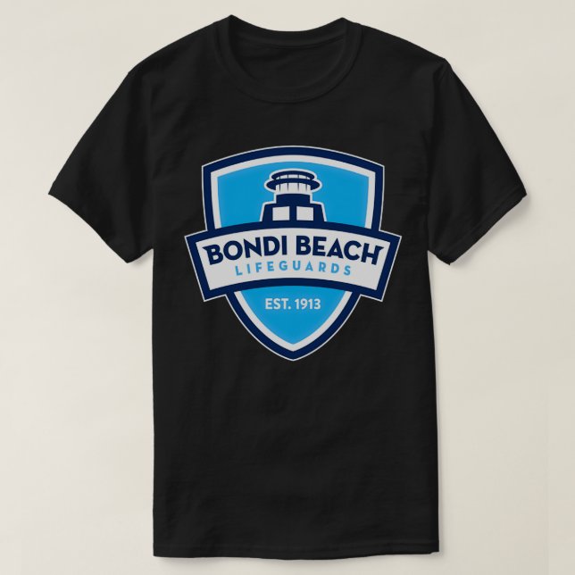 Camiseta Rescate en la playa de Bondi (Diseño del anverso)