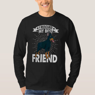 Camiseta Rescaté la adopción de mi mejor amigo que salva a 