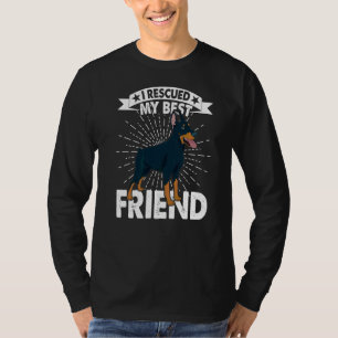 Camiseta Rescaté la adopción de mi mejor amigo que salva a 