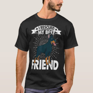 Camiseta Rescaté la adopción de mi mejor amigo que salva a 