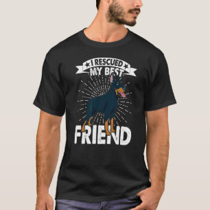 Camiseta Rescaté la adopción de mi mejor amigo que salva a 