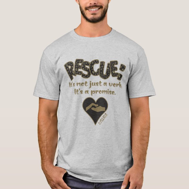 Camiseta Rescate: No es sólo un verbo (Anverso)