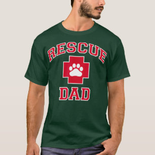 Camiseta Rescate papá - Rescate al perro o al amante del ga