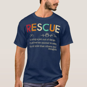 Camiseta Rescate para sacar a un mascota del peligro