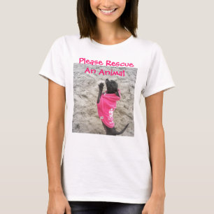 Camiseta Rescate por favor un animal