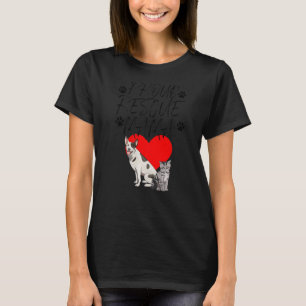 Camiseta Rescate por la paz Mamá Proteja Animal Mascota Amo