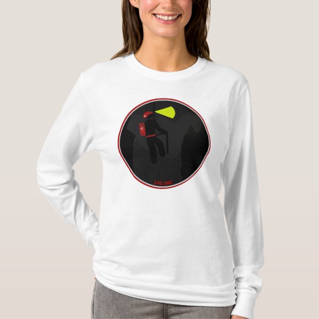 Camiseta RESCATE ROJO Rapell Spelunk (Anverso)