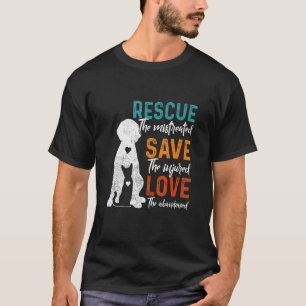 Camiseta Rescate Salvar Amor Rescate Animal Perro Gato