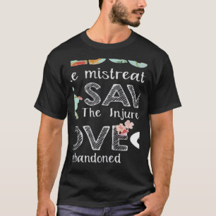 Camiseta Rescate salve amor lindo animal rescate perro gato