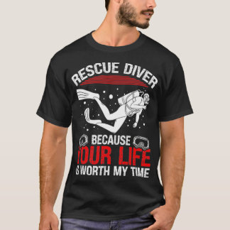 Camiseta Rescate Scuba Buceo Divertido Humor Rescate Bucead