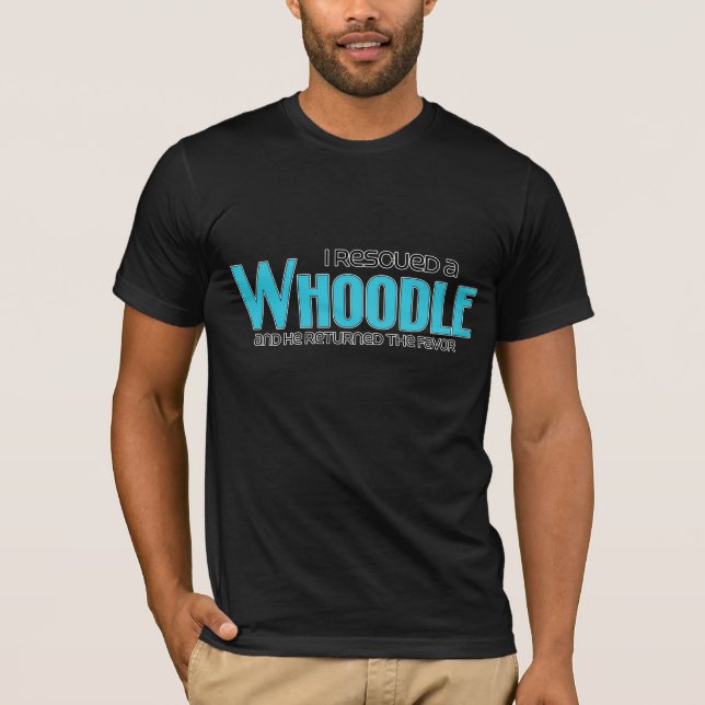 Camiseta Rescaté un diseño de la adopción del perro de (Anverso)
