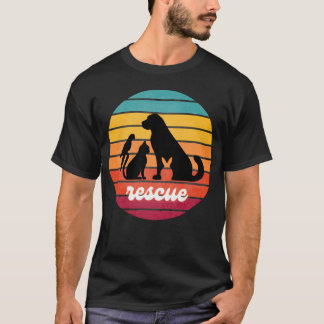 Camiseta Rescate Vintage Todos los Animales