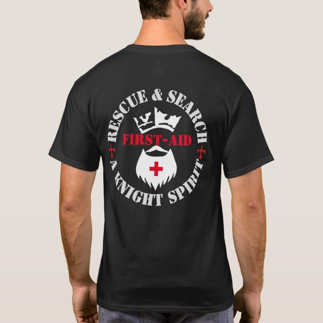 Camiseta Rescate y búsqueda de Knight (Reverso)