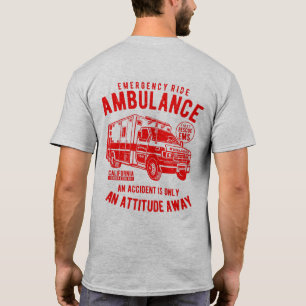 Camiseta Rescatista de Ambulancia de EMS de Emergencia