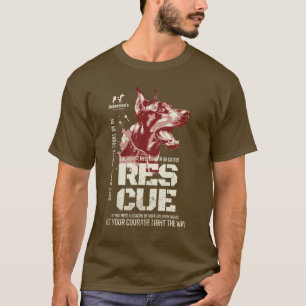 Camiseta Rescatistas de Doberman