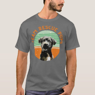 Camiseta Rescatistas del equipo Adoptar No Comprar Perro Lo