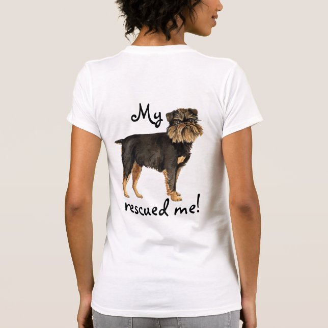 Camiseta Rescue Brussels Griffon (Reverso)