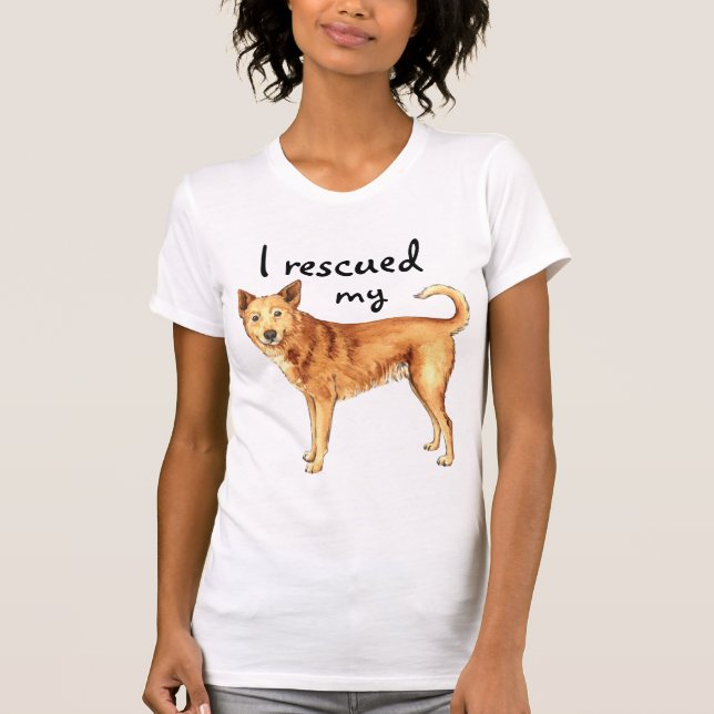 Camiseta Rescue Canaan Dog (Anverso)