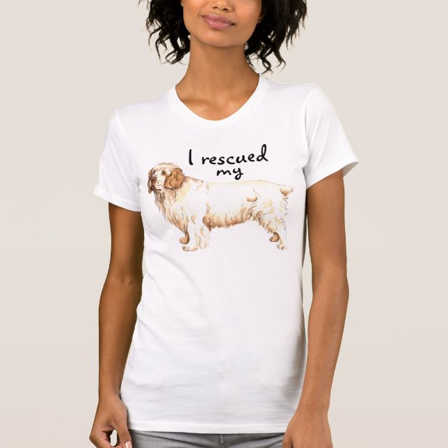 Camiseta Rescue Clumber Spaniel (Anverso)