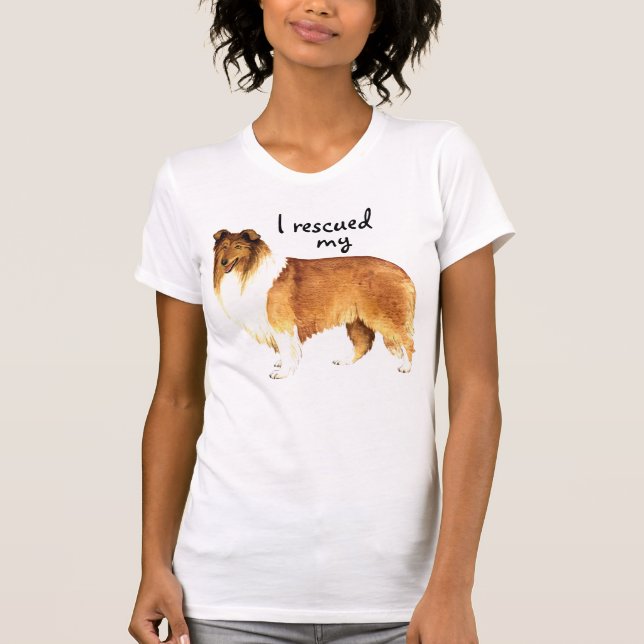 Camiseta Rescue Collie (Anverso)