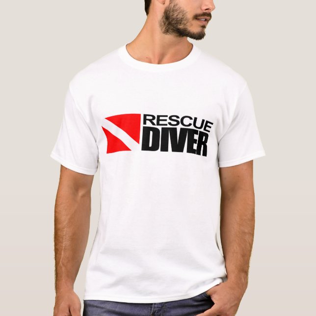 Camiseta Rescue Diver 4 Aparato (Anverso)