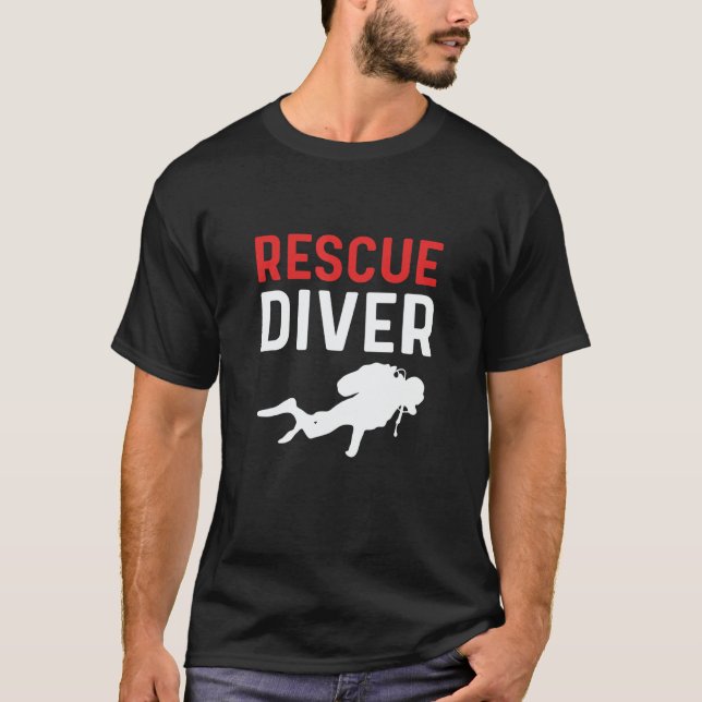 Camiseta Rescue Diver Crew  Rescue Diving (Anverso)