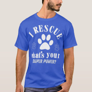 Camiseta Rescue Dog Dad Mens