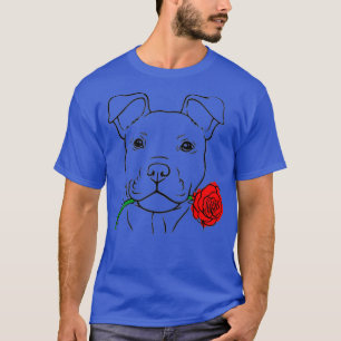 Camiseta Rescue Dog Puppy Love Pitbull Bully Cuit