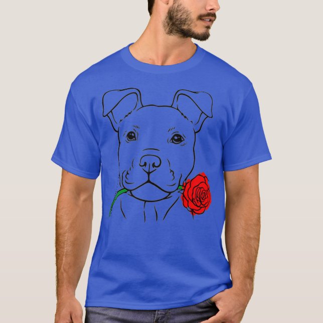 Camiseta Rescue Dog Puppy Love Pitbull Bully Cuit (Anverso)
