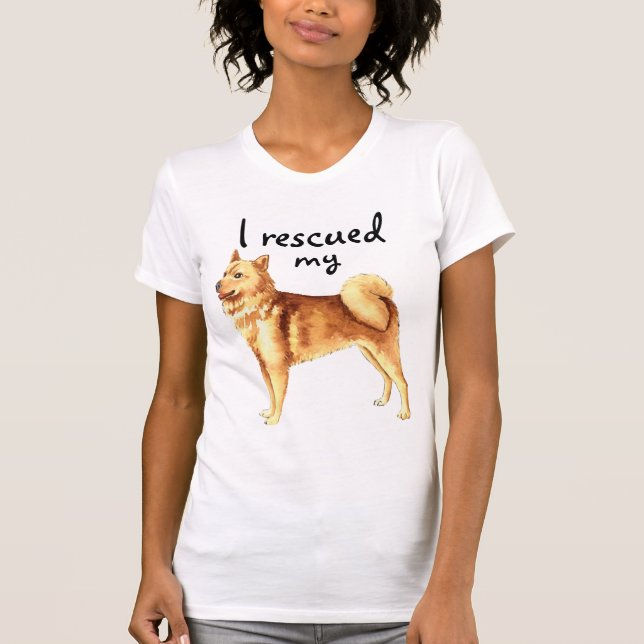 Camiseta Rescue Finlandés Spitz (Anverso)