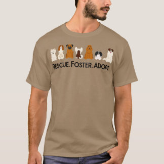 Camiseta Rescue Foster Adopte Perros