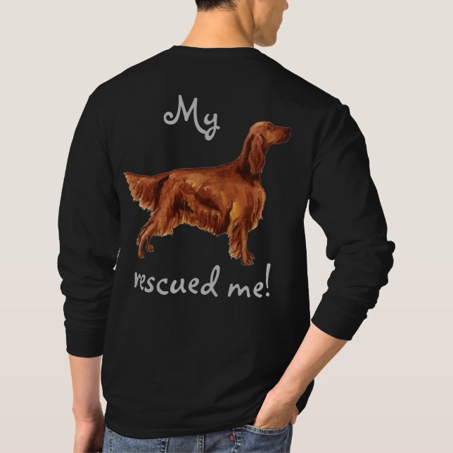 Camiseta Rescue Irish Setter (Reverso)