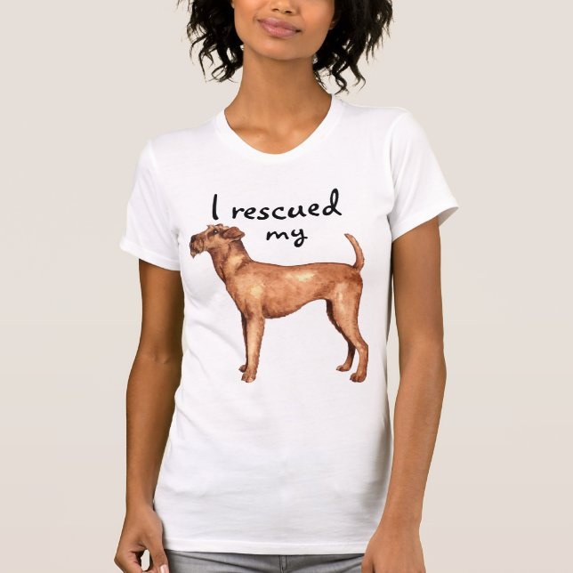 Camiseta Rescue Irish Terrier (Anverso)