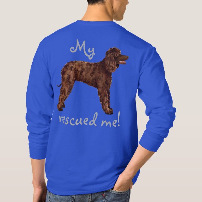 Camiseta Rescue Irish Water Spaniel (Reverso)