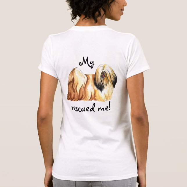 Camiseta Rescue Lhasa Apso (Reverso)