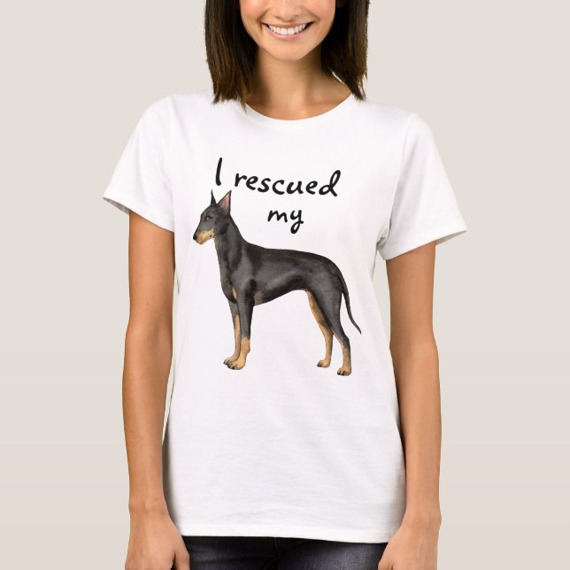 Camiseta Rescue Manchester Terrier (Anverso)