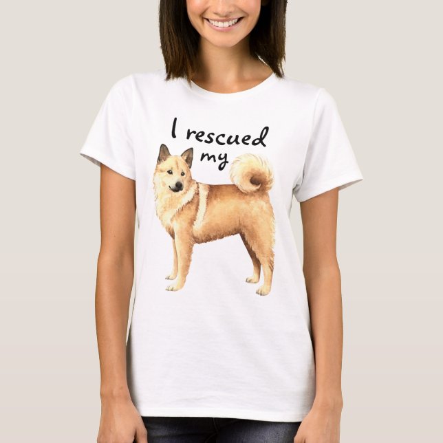 Camiseta Rescue Norwegian Buhund (Anverso)