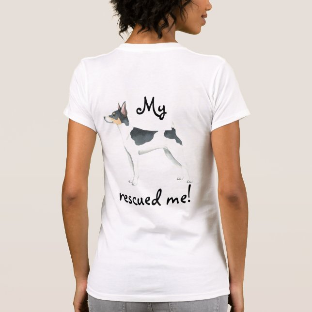 Camiseta Rescue Rat Terrier (Reverso)