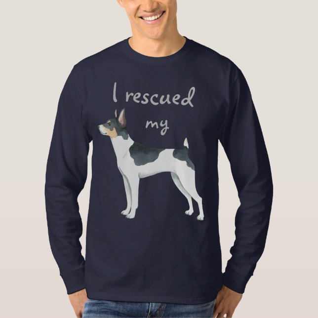 Camiseta Rescue Rat Terrier (Anverso)