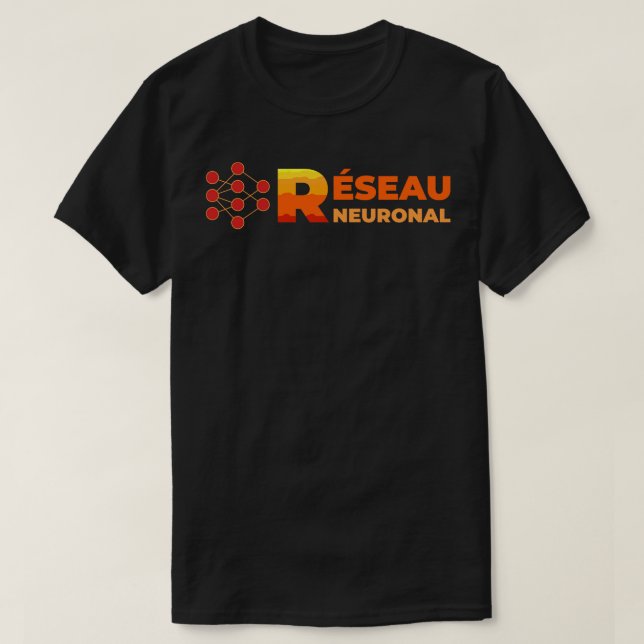Camiseta Reseau neuronal (Diseño del anverso)