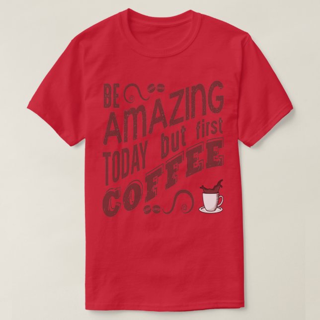 Camiseta Reserva de café de Coffee Lover (Diseño del anverso)