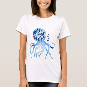 Camiseta Reserva del pulpo nuestro arte de la acuarela de