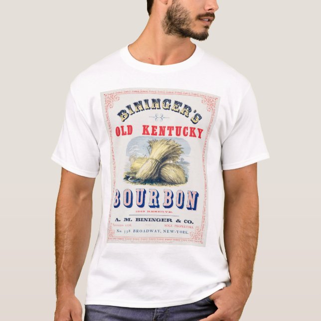 Camiseta Reserva del Viejo Kentucky Bourbon 1849 de Bininge (Anverso)