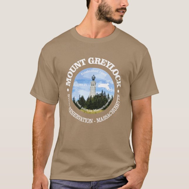 Camiseta Reserva Estatal Mount Greylock divertida (Anverso)