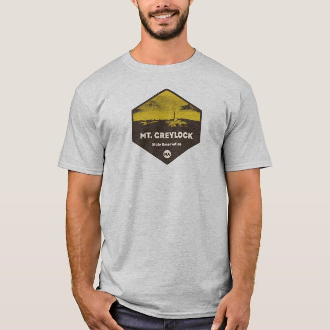 Camiseta Reserva Estatal Mount Greylock Massachusetts (Anverso)