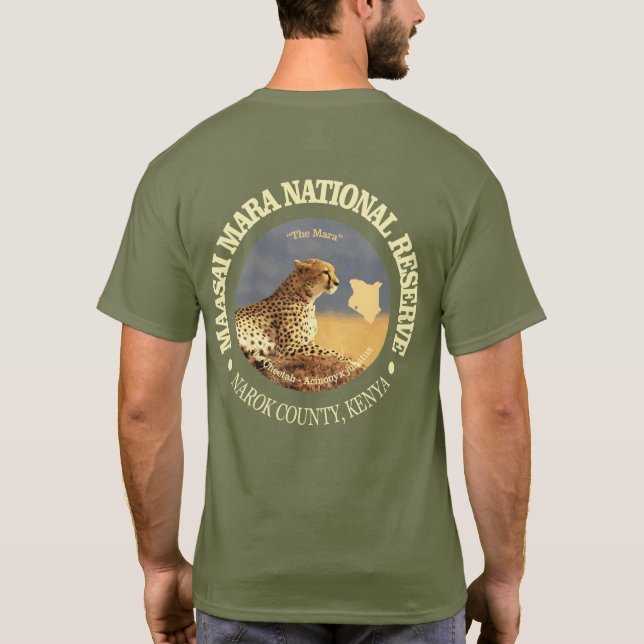 Camiseta Reserva Nacional de Maasai Mara (Reverso)