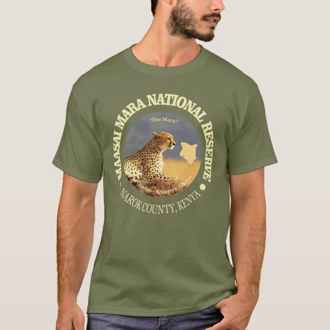 Camiseta Reserva Nacional de Maasai Mara (Anverso)