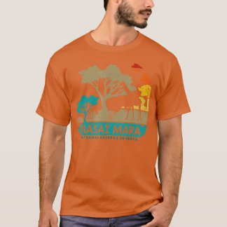 Camiseta Reserva nacional Masai Mara Safari Kenya Serengeti