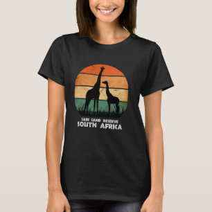 Camiseta Reserva Sabi Sand, Sudáfrica Safari de jirafas Nat
