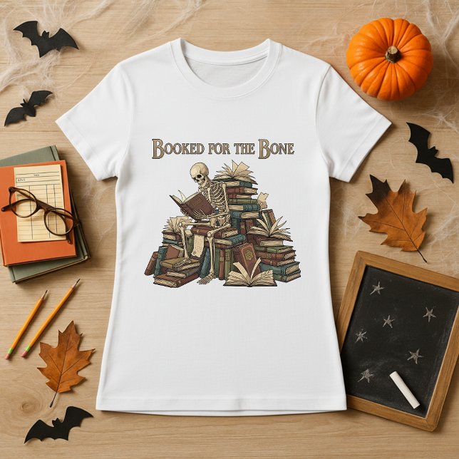 Camiseta Reservado para el esqueleto de Halloween del profe (Subido por el creador)